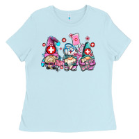 Baby Blue nurse gnomes Ladies Tee - AdoDesignShop