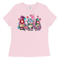Bubblegum Pink nurse gnomes Ladies Tee - AdoDesignShop