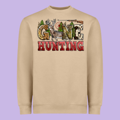 Gone Hunting Heavyweight Sweatshirt Designed By Zillion Design Studio