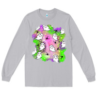 Moon Dust ghost halloween patch Long Sleeve Tee - BundleAndBundleShop