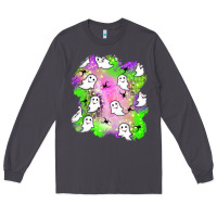 Smoke ghost halloween patch Long Sleeve Tee - BundleAndBundleShop