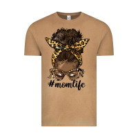 Vintage Camel afro messy bun mom life Vintage Tee - HRA Design Shop