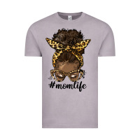 Vintage Zinc afro messy bun mom life Vintage Tee - HRA Design Shop
