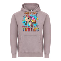 Vintage Zinc just a girl who loves turtles Vintage Hoodie - texasbilliewilder