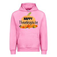 Fuchsia Pink Happy Thanksgiving Urban Hoodie - Bettercallsaul