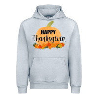Heather Grey Happy Thanksgiving Urban Hoodie - Bettercallsaul