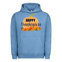 Pigment Pebble Blue Happy Thanksgiving Urban Hoodie - Bettercallsaul