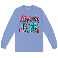 Colony Blue teacher life Long Sleeve Tee - AdoDesignShop