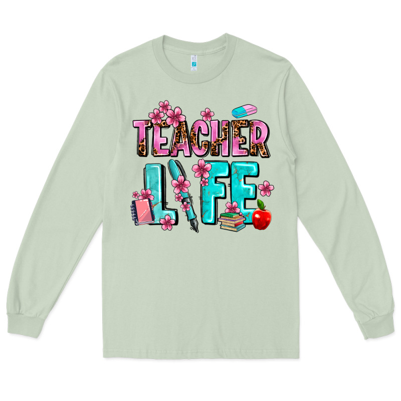 Teacher Life Long Sleeve Tee by AdoDesignShop | Teevron