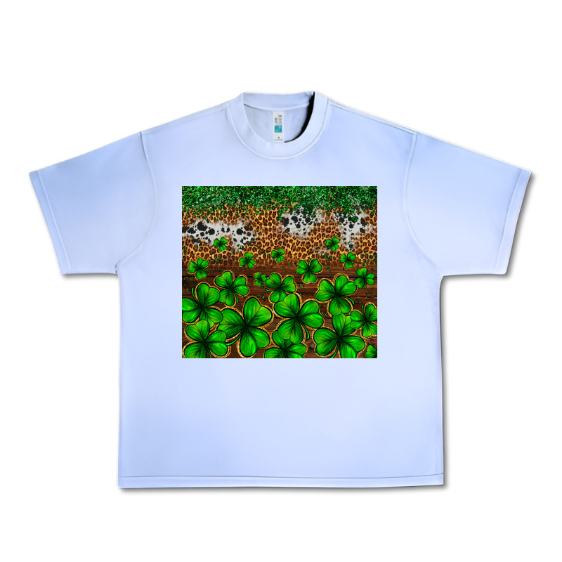 St. Patrick's Day Leopard Cowhide Tumbler Urban Heavy Tee by Neo Western | Teevron