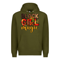 Army Green empowerment and pride design Premium Hoodie - LillyAllenDesigns