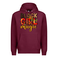 Burgundy empowerment and pride design Premium Hoodie - LillyAllenDesigns