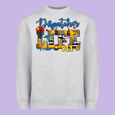 Dispatcher Life Heavyweight Sweatshirt Designed By Zillion Design Studio