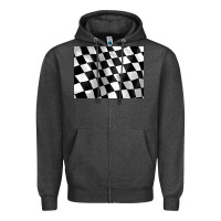 Charcoal Heather race flag 3200x2400 Zipper Hoodie - AdoDesignShop