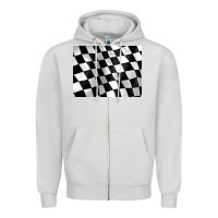 Dove Grey race flag 3200x2400 Zipper Hoodie - AdoDesignShop