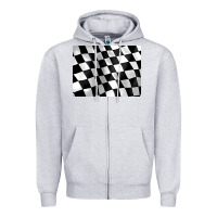 Heather Grey race flag 3200x2400 Zipper Hoodie - AdoDesignShop