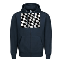 Navy race flag 3200x2400 Zipper Hoodie - AdoDesignShop