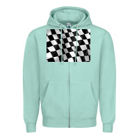 Seafoam race flag 3200x2400 Zipper Hoodie - AdoDesignShop