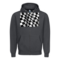 Smoke race flag 3200x2400 Zipper Hoodie - AdoDesignShop