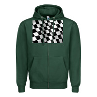 Sports Green race flag 3200x2400 Zipper Hoodie - AdoDesignShop