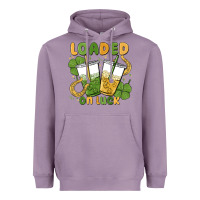 Lavender loaded on luck Heavyweight Hoodie - MaliasSmallBusiness