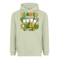 Matcha loaded on luck Heavyweight Hoodie - MaliasSmallBusiness