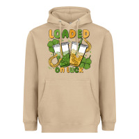 Mushroom loaded on luck Heavyweight Hoodie - MaliasSmallBusiness