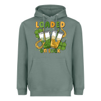 Sage loaded on luck Heavyweight Hoodie - MaliasSmallBusiness