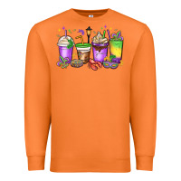 Carrot mardi gras coffee cups Premium Sweatshirt - MaliasSmallBusiness