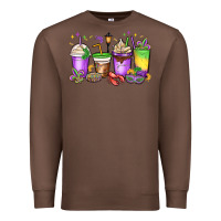 Chestnut mardi gras coffee cups Premium Sweatshirt - MaliasSmallBusiness