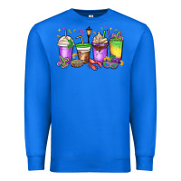 True Royal mardi gras coffee cups Premium Sweatshirt - MaliasSmallBusiness