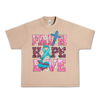 Burro faith hope love  cross and ribbon Urban Heavy Tee - HRA Design Shop