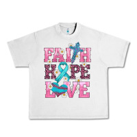 Lunar Rock faith hope love  cross and ribbon Urban Heavy Tee - HRA Design Shop