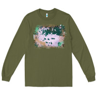 Army Green Western Green Cowhide Frame Long Sleeve Tee - Bettercallsaul