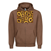 Chestnut sunflower leopard background 3200x2400 Zipper Hoodie - AdoDesignShop