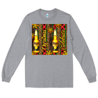 Heather Grey beer bottle for christmas Long Sleeve Tee - AdoDesignShop