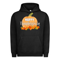 Pigment Black Happy Thanksgiving Urban Hoodie - Bettercallsaul