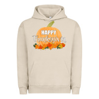Pigment French Oak Happy Thanksgiving Urban Hoodie - Bettercallsaul