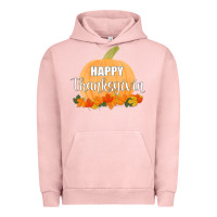Pigment Salmon Happy Thanksgiving Urban Hoodie - Bettercallsaul
