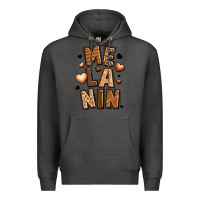 Charcoal Heather melanin Premium Hoodie - LillyAllenDesigns