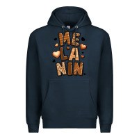 Navy melanin Premium Hoodie - LillyAllenDesigns