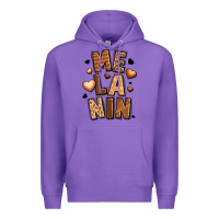 Purple melanin Premium Hoodie - LillyAllenDesigns