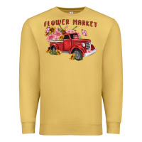 Antique Gold flower market Premium Sweatshirt - MaliasSmallBusiness