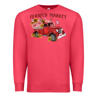 Cardinal flower market Premium Sweatshirt - MaliasSmallBusiness