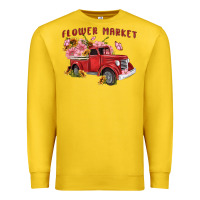 Lemon flower market Premium Sweatshirt - MaliasSmallBusiness