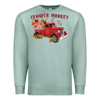Seafoam flower market Premium Sweatshirt - MaliasSmallBusiness