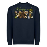Navy army wife Heavyweight Sweatshirt - Zillion Design Studio