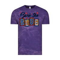 Cloud Purple Back the blue Vintage Tee - Neo Western