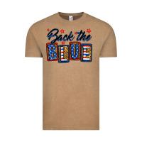Vintage Coffee Back the blue Vintage Tee - Neo Western