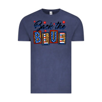 Vintage Denim Back the blue Vintage Tee - Neo Western